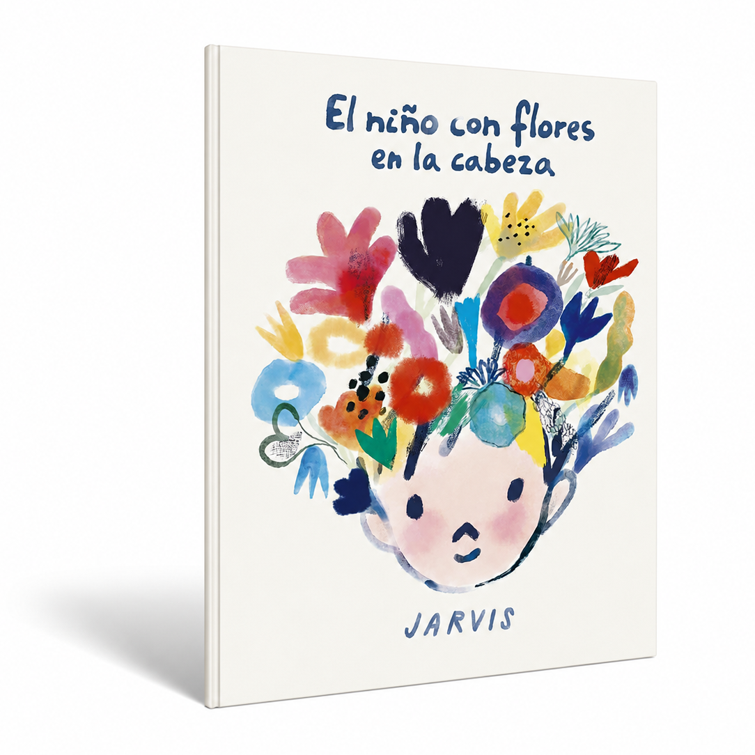 EL NIÑO CON FLORES EN LA CABEZA
