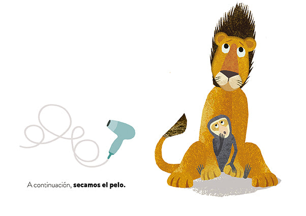 Leo va a la peluquería