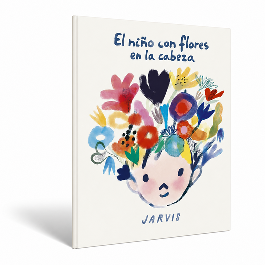 EL NIÑO CON FLORES EN LA CABEZA