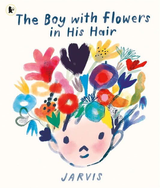 BOY WITH FLOWERS IN HIS HAIR