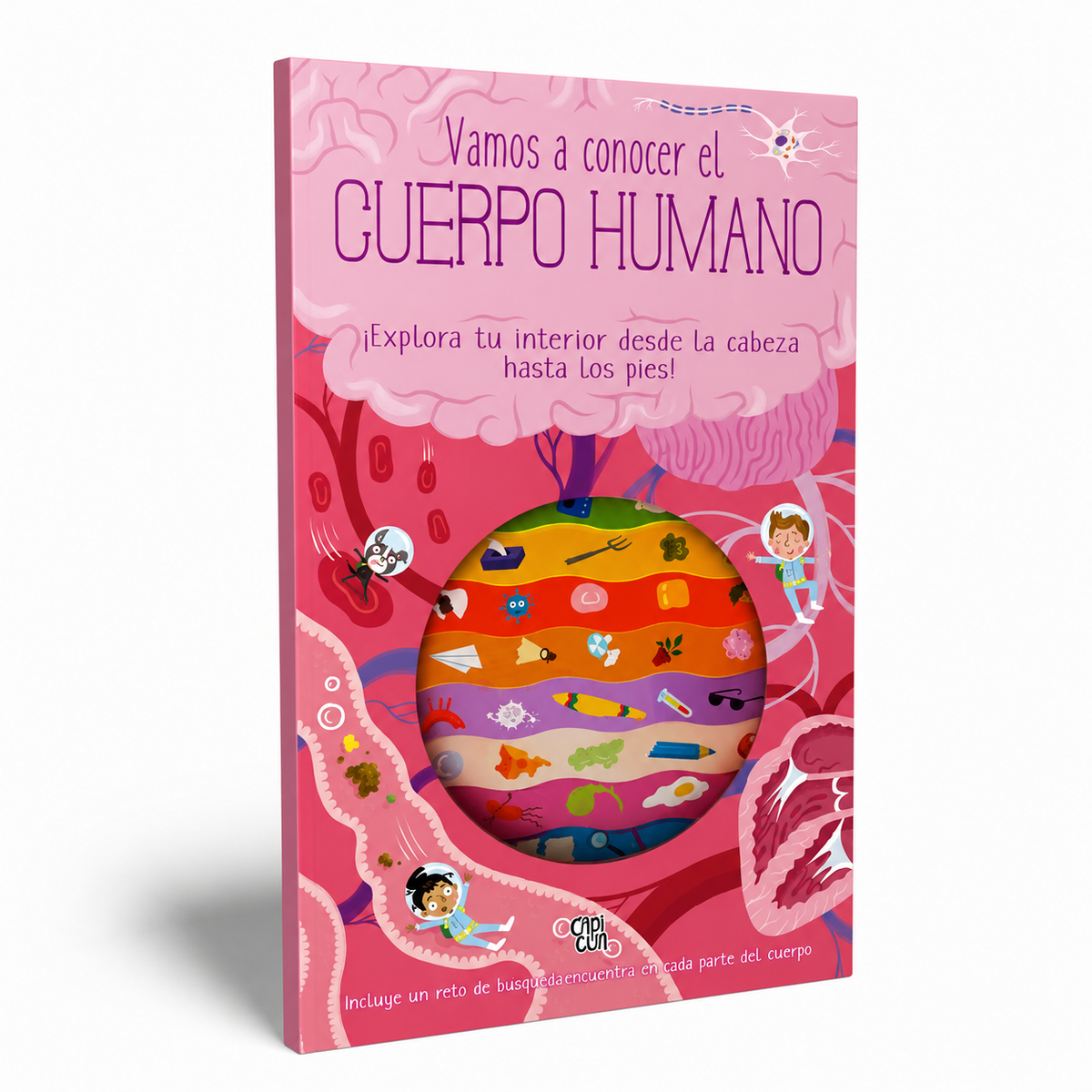 VAMOS A CONOCER EL CUERPO HUMANO ¡EXPLORA TU INTERIOR DESDE LA CABEZA HASTA LOS PIES!