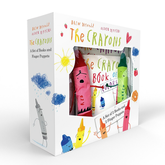 The crayons caja de regalo con titeres