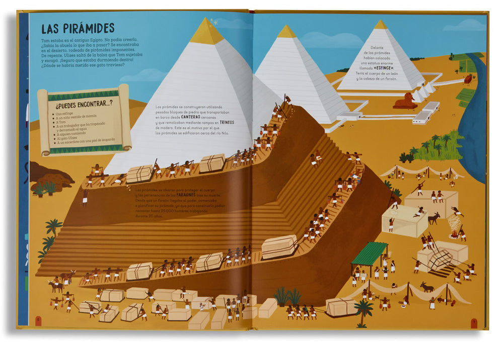 Tom viaja en el tiempo Antiguo Egipto  Libros para niños – Circus and  Zirconia